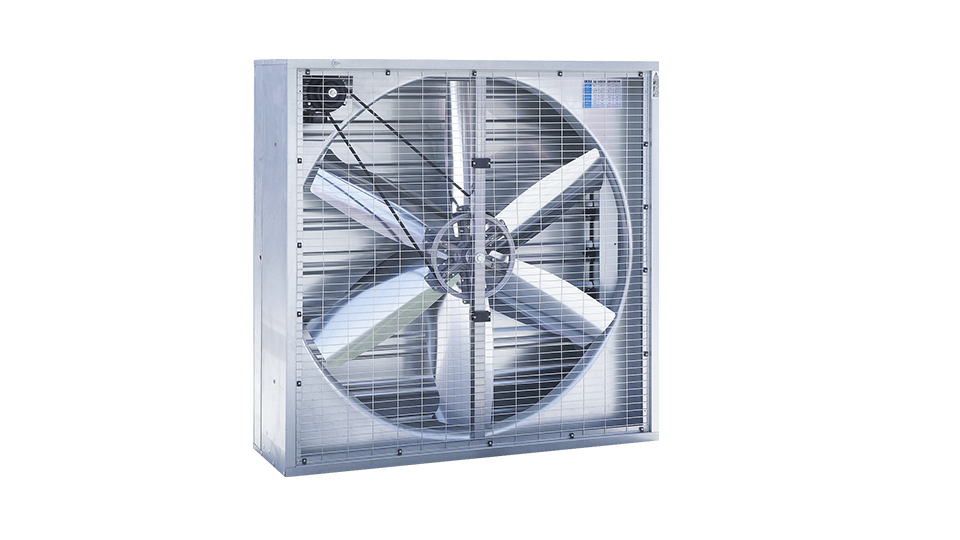 Upper motor belt fan