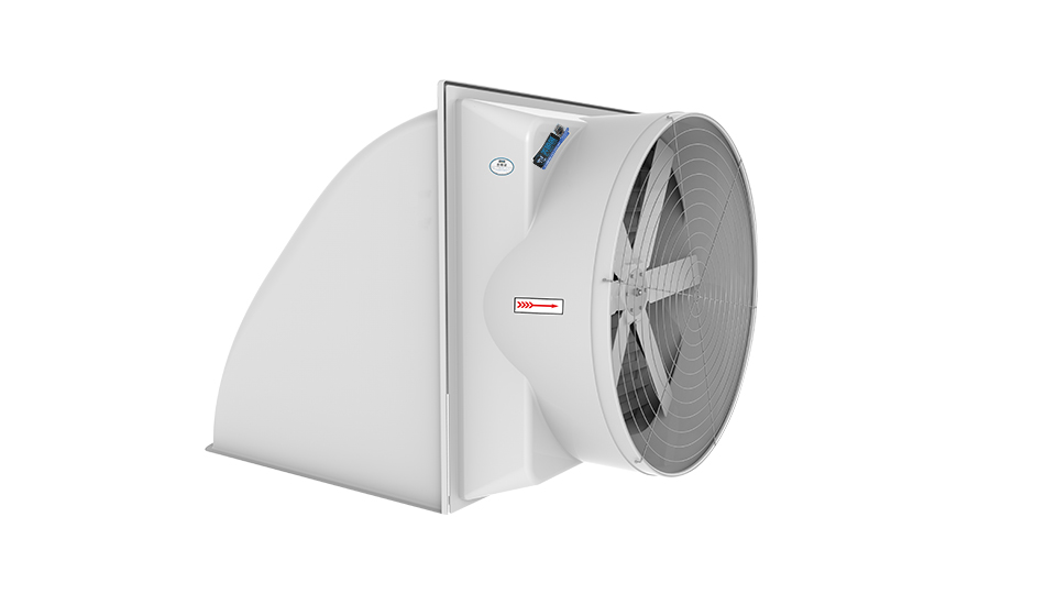 Elbow FRP roof fan